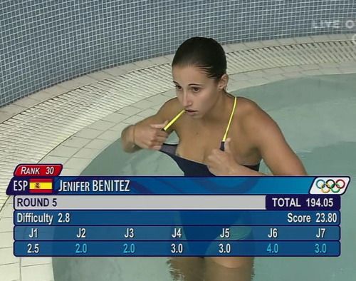 Spanish diver Jenifer Benitez’s Olympic nip-slip