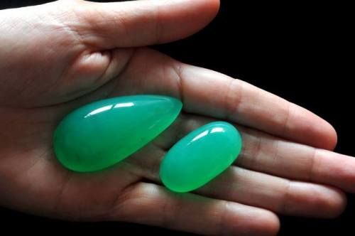 The most prized of all the chalcedonies, chrysoprase, is the...