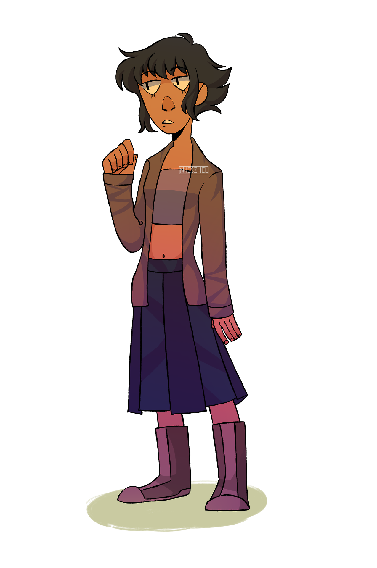 i was abt to draw ocs but no one cares so have a human Lapis haha