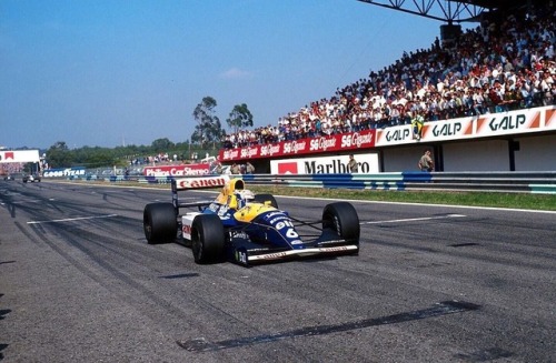 1991 Riccardo Patrese won the Portuguese Grand Prix