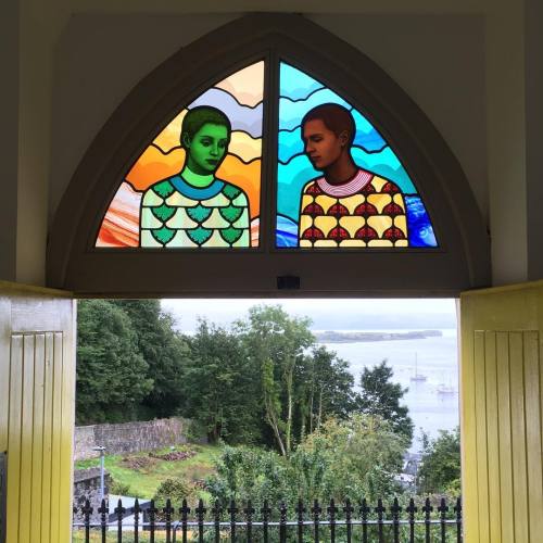 hifructosemag - Erlend Tait packs his stained glass works with the...