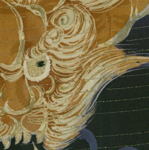 thekimonogallery - Painted kimono. Taisho period (1912-1926),...