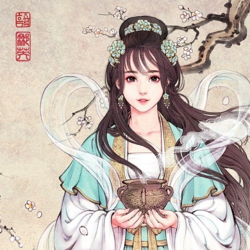 woohnayoung - 帝王燕 cover, digital painting, 2019드라마 운석전의 원작이지...
