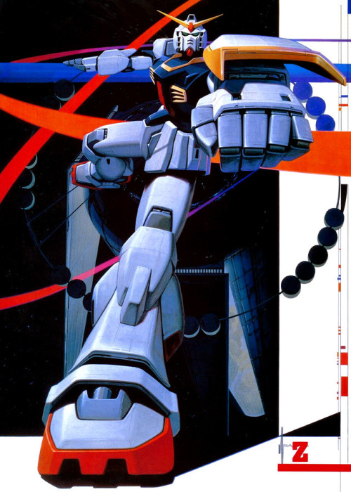 spaceshiprocket - Gundam by Syd Mead