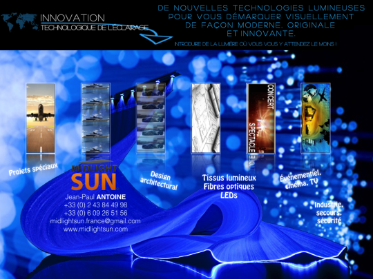 Nouvelles technologies lumineuses - Solution d’éclairage innovant : MIDLIGHTSUN