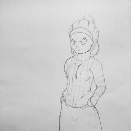 A small quick sketch for my sister. - 3