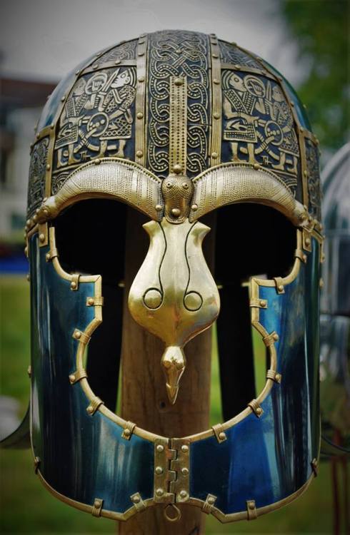norseminuteman - coolkenack - Vendel XIV helmet from Wulfheodenas...
