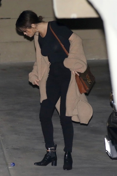selgomez-news - March 7 - [More] Selena leaving a church service...