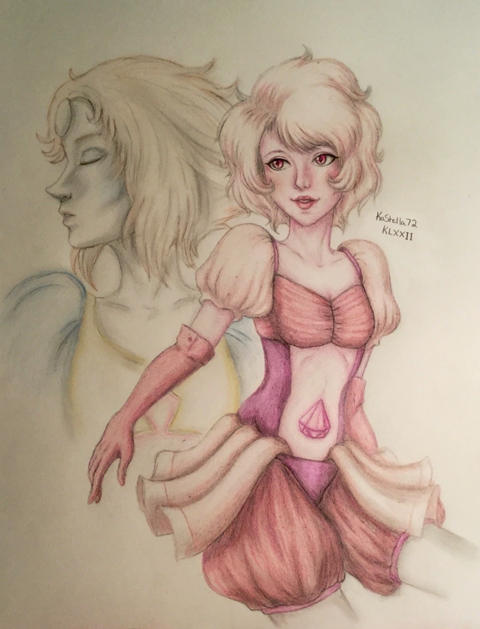 Pearl and Pink Diamond - Steven Universe