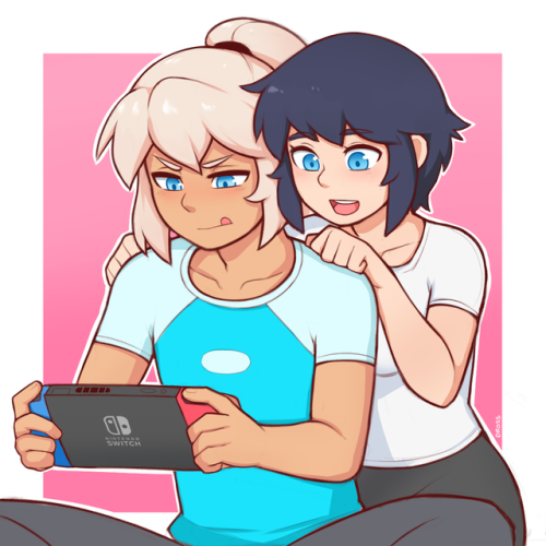 Cody and Sue - Game Night! By the wonderful @dross-art