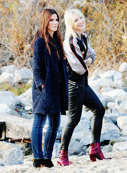 awitchpire - Sandra Bullock  and Cate Blanchett | On the set of...