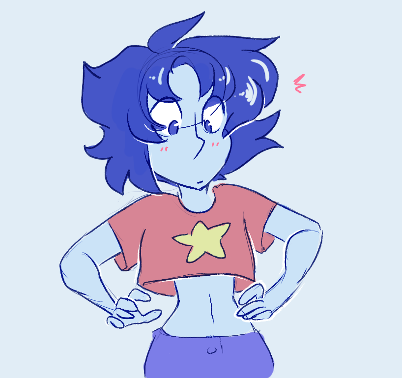 Anonymous said: Weak sauce anon, weak sauce HOW ABOUT LAPIS WEARING STEVEN’s OUTFIT Answer: Woke