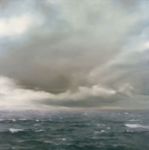 lyatheo - Gerhard Richter ~ “Marine, Nuageux”, 1969 ~ Huile sur...
