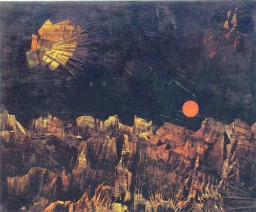 last-picture-show - Max Ernst, Praise to Tanguy, 1955