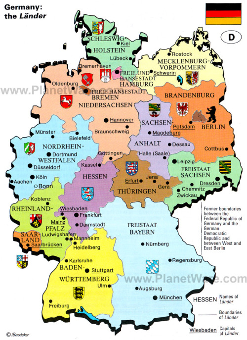 willkommen-in-germany - Die Bundesländer mit Hauptstadt (the...