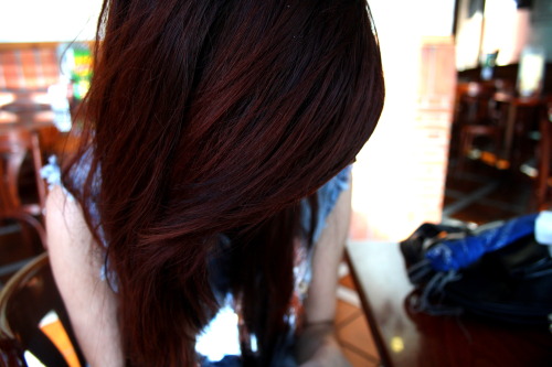 dark red hair on Tumblr