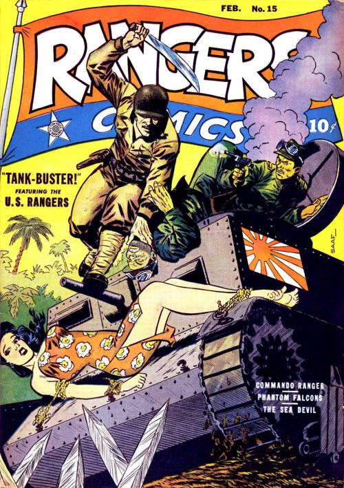 notpulpcovers - The Completely Helpless Women of Ranger Comics
