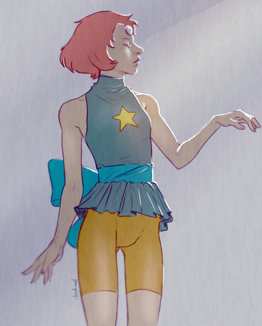 First time drawing Pearl… Really late sumbission to the fandom tho