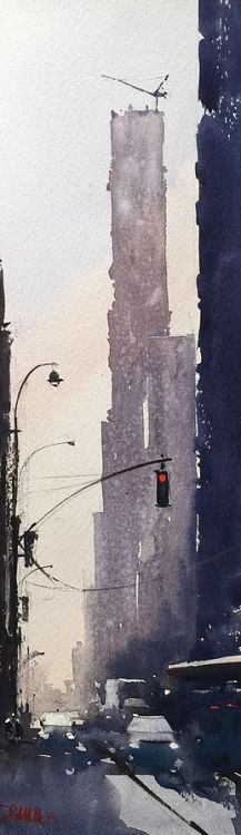 graphicdesignclub - 57th Street. Watercolor | Daniel Marshall -...