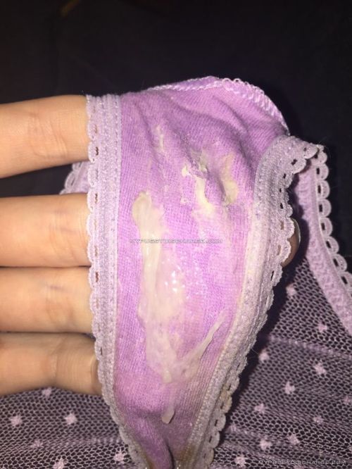 mypussydischarge - Creamy dirty panty with fertile sticky grool...