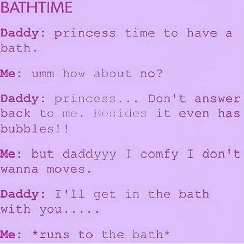 daddyspretty-pinkprincess - Bath time with daddy is...