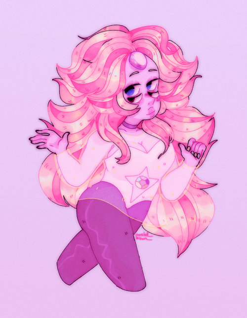 Anonymous said: Your art is the best! You're such an inspiration and I would love if you could please draw Rainbow Quartz 😍 Answer: thanks!! here, a rainbow quartz for u