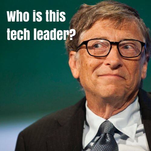 Hint - He changed the world with Microsoft.Only 83% of online...