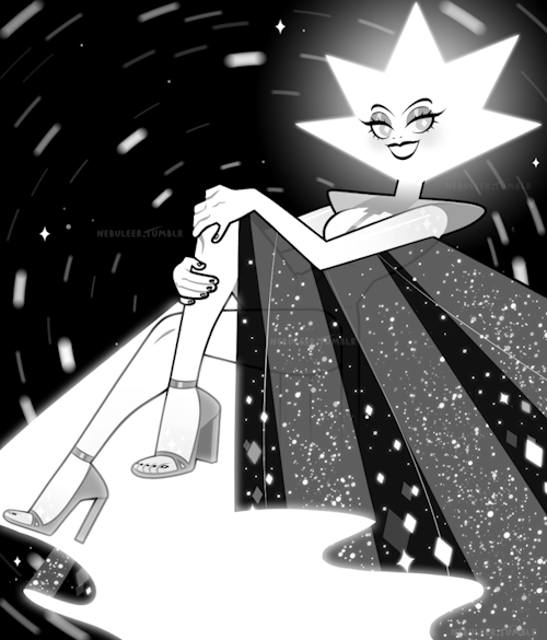 nebuleer - i dont even watch su but i wanted to draw white...