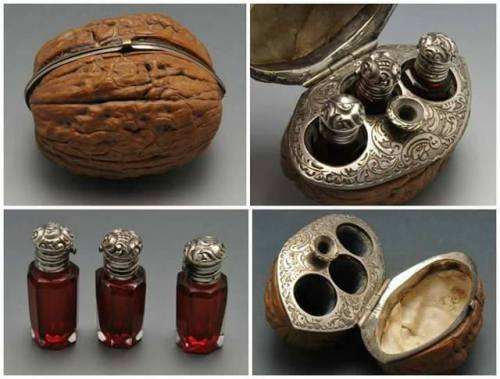 mr-mox - steampunktendencies - 19th century French hinged walnut...