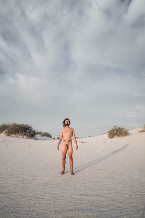 aprivateexpose - This is us, naked and unafraid.White Sands...