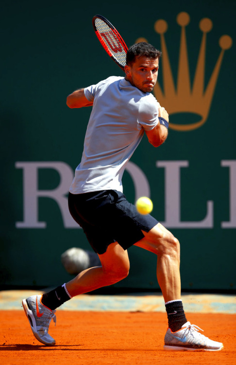 Grigor Dimitrov is defeated by Rafael Nadal in the semi-final of...