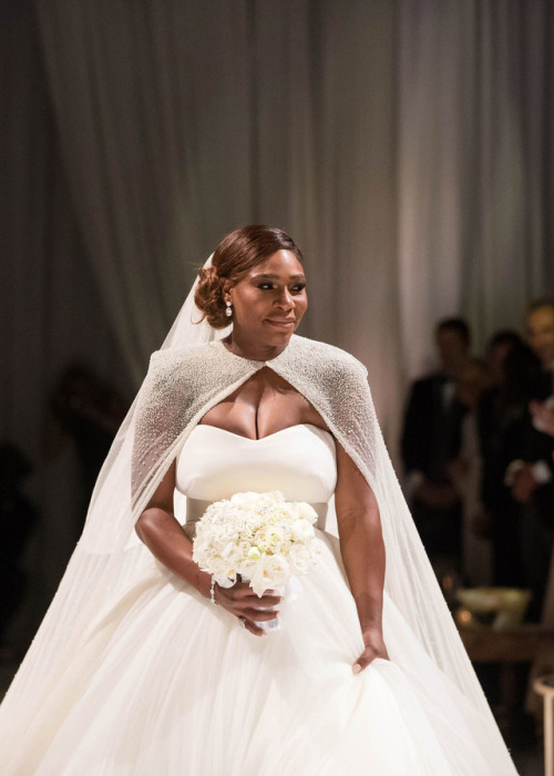 celebsofcolor - Serena Williams’ wedding for VOGUE...