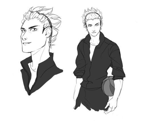 strixies - did some sketches of ukai because i lov him