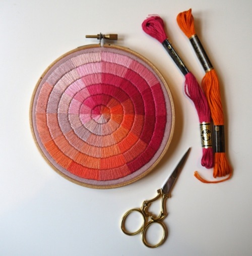 sosuperawesome:Embroidery Hoops by Corinne Sleight on EtsySee...