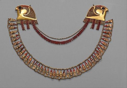 treasures-and-beauty - Broad Collar, New Kingdom, 18th Dynasty;...