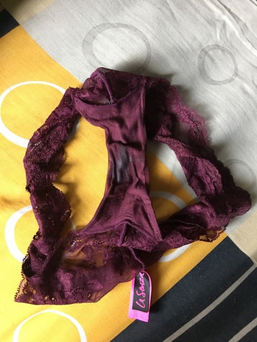 johnjonboy69 - A pussy well used. Bonus shot of her soaked lace...
