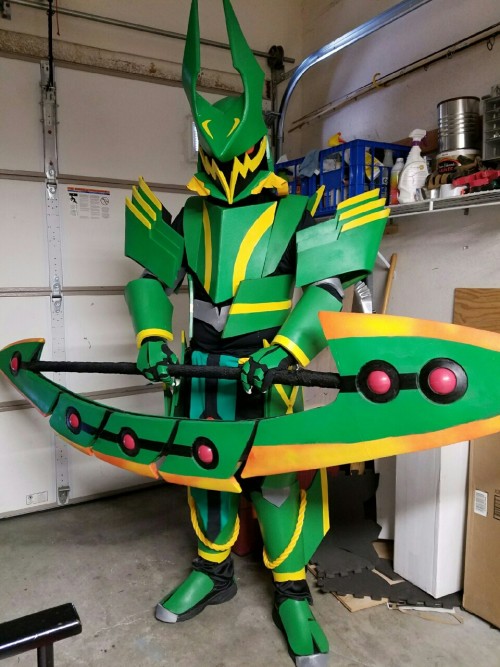 Bonus pose test for the Rayquaza armor. My friends and I used...