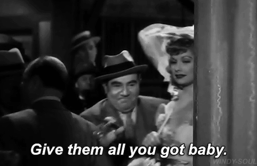 barbara-stanwyck:Lucille Ball and Edward Brophy in Dance, Girl,...