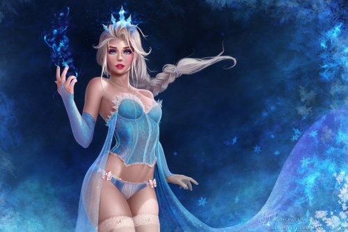 fairy34tales - Snow Queen Elsa by Prywinko
