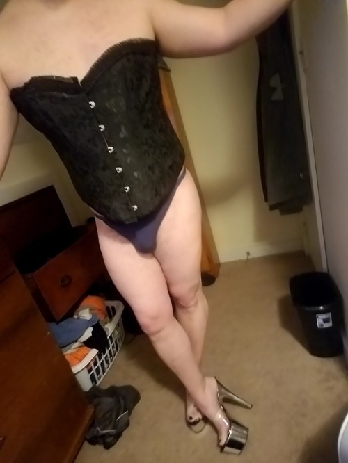 New corset and garter belt!