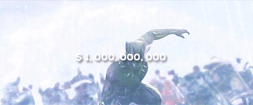 captainpoe:Black Panther officially has joined the Billion...