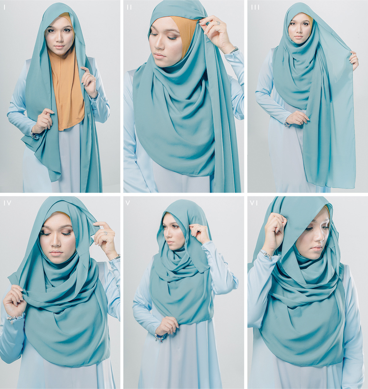 Tutorial Hijab Pashmina Muslimah Fasahijab