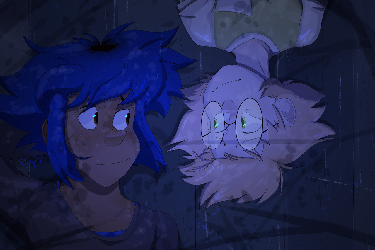 wanted to draw the treehouse scene from this ao3 fic