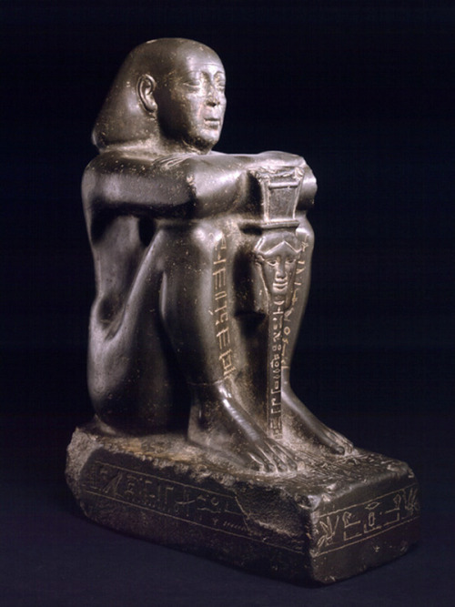 grandegyptianmuseum - Block statue of Harsomtusemhat...