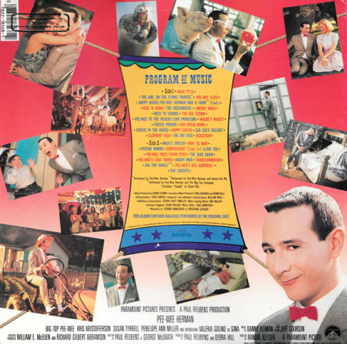 Danny Elfman – Big Top Pee Wee (Original Motion Picture...