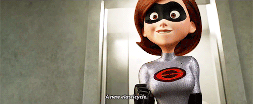 pixarsource - Elastigirl, there’s an accessory in the garage…