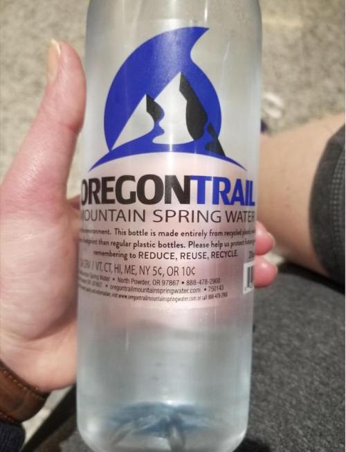 Pretty sure I’m going to die of dysentery if I drink this.