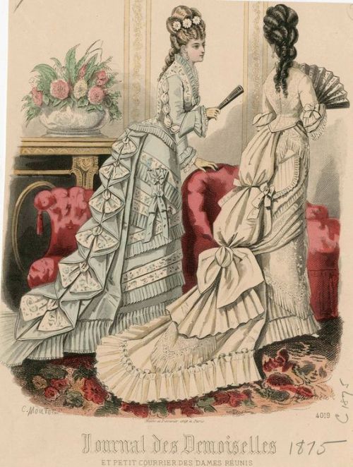 fashionologyextraordinaire - Journal des Demoiselles, 1875.