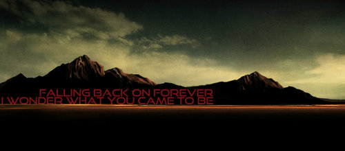 ashotatthenight - The Killers Lyrics → “Falling back on forever”...