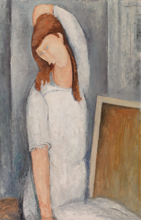 the-barnes-art-collection:Jeanne Hébuterne by Amedeo...